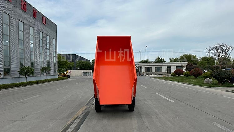 后收口貨箱電動自卸車